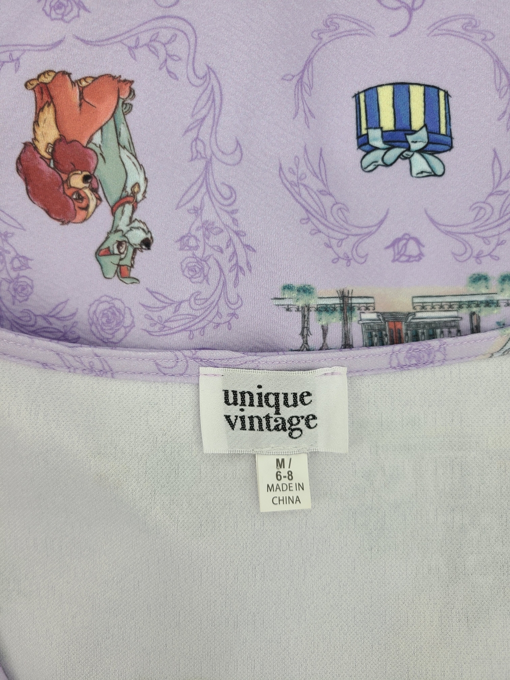 NWOT Unique Vintage X Disney Lady And The Tramp Dress Size Medium - Picture 9 of 12